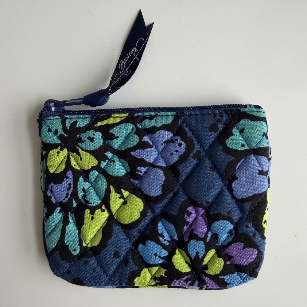 Vera Bradley Indigo Pop Coin Purse